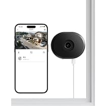 Amazon.co.jp: ZOSI 窓カメラ 3MP/2K 屋内用Wi-Fi防犯カメラ 窓越し